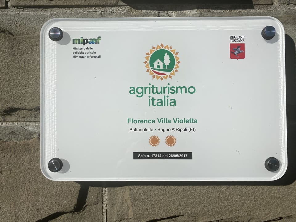 License as Agriturismo (farmhouse) granted by the municipality