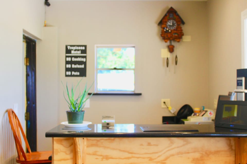 Check-in/check-out kiosk