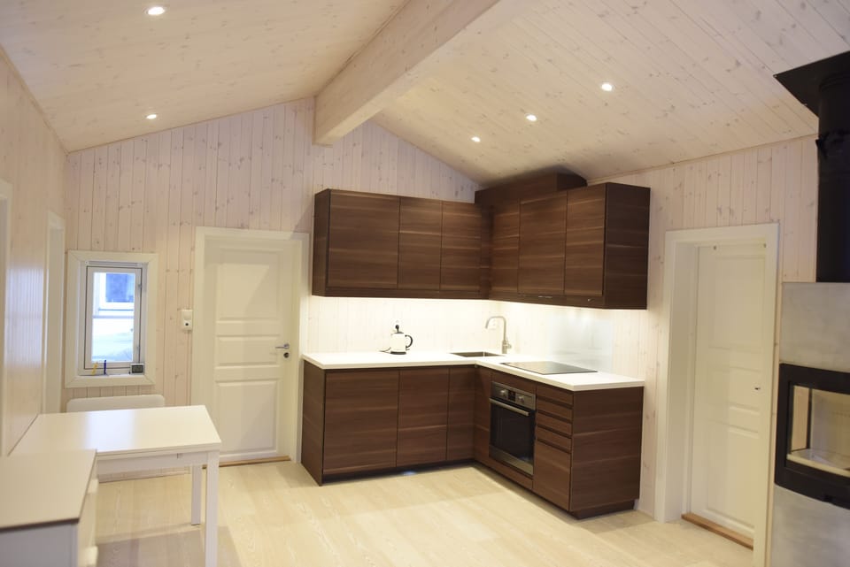 Villa | Private kitchen | Fridge, oven, stovetop, dishwasher