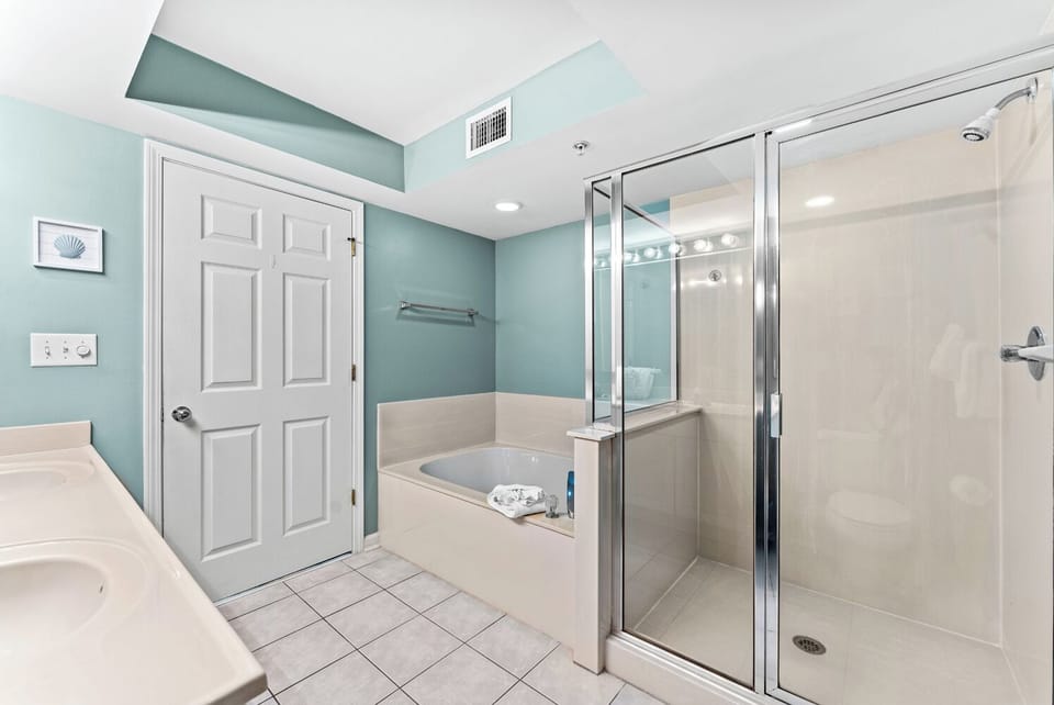 Shower Master Bathroom 