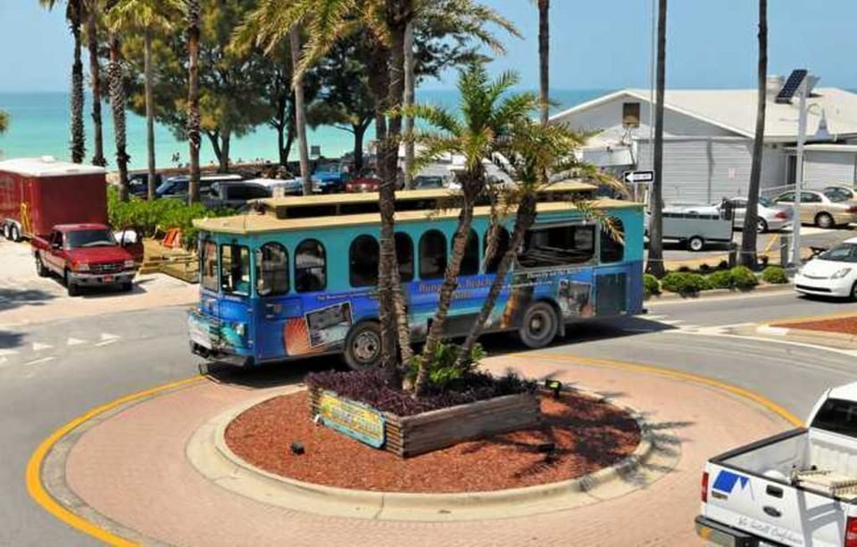 The Free Trolley Stops Out Front. Go Explore the Island!