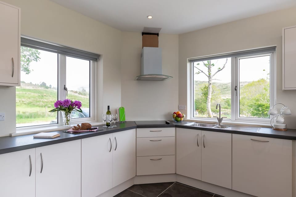 Superior Villa | Private kitchen | Espresso maker, coffee/tea maker, full-size fridge, microwave