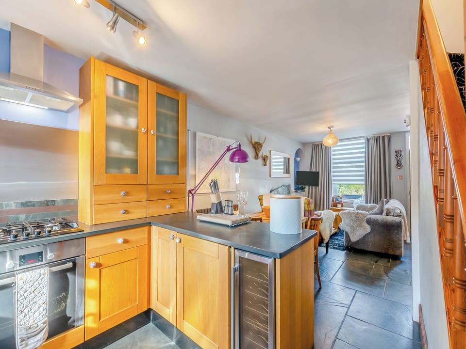 Open plan living space | Slate Cottage, Windermere