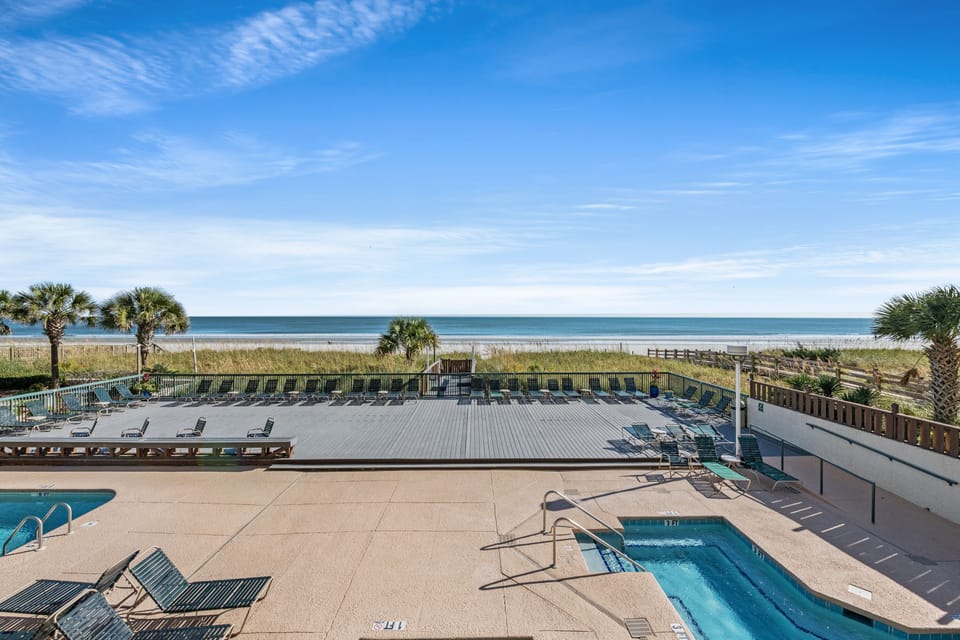 Enjoy a great sunrise while having morning coffee on the private balcony