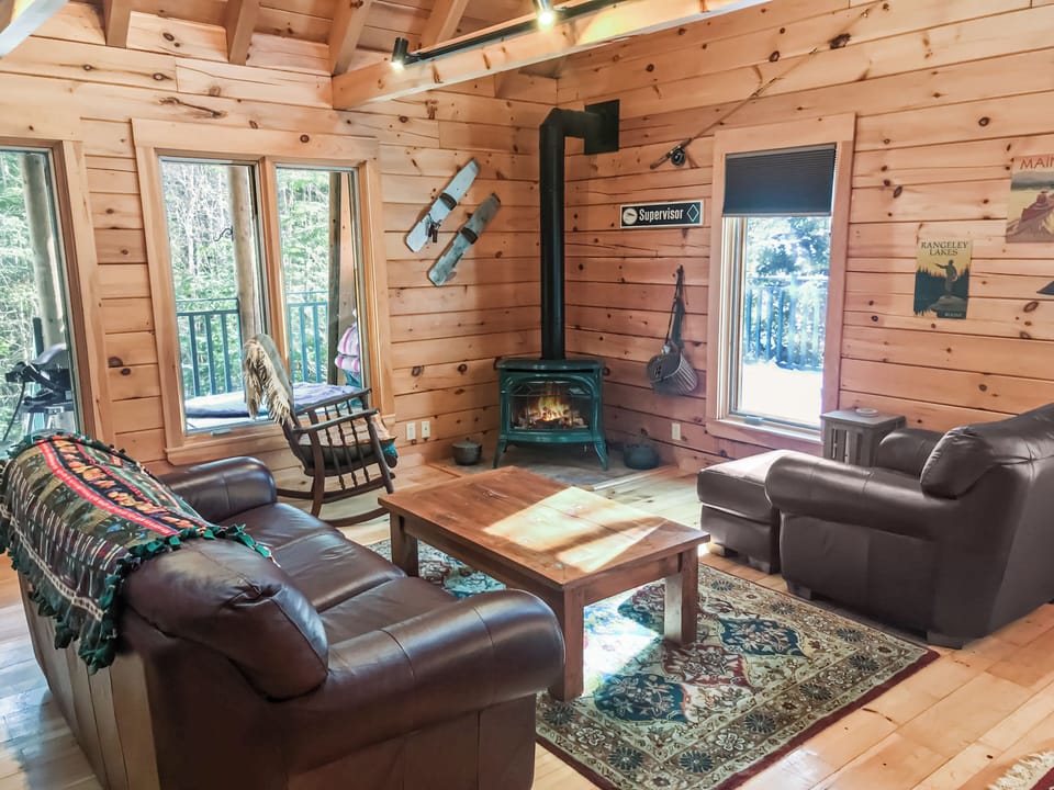 Living room fireplace