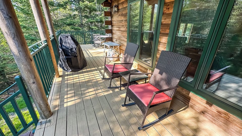 Outside deck