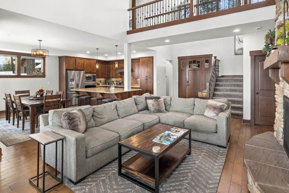 Open concept is perfect for gathering with friends and family