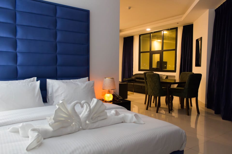 In-room safe, desk, laptop workspace, blackout drapes