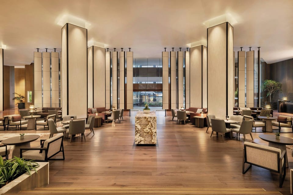 Lobby sitting area