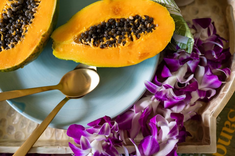 Pick your own papaya straight from the yard!