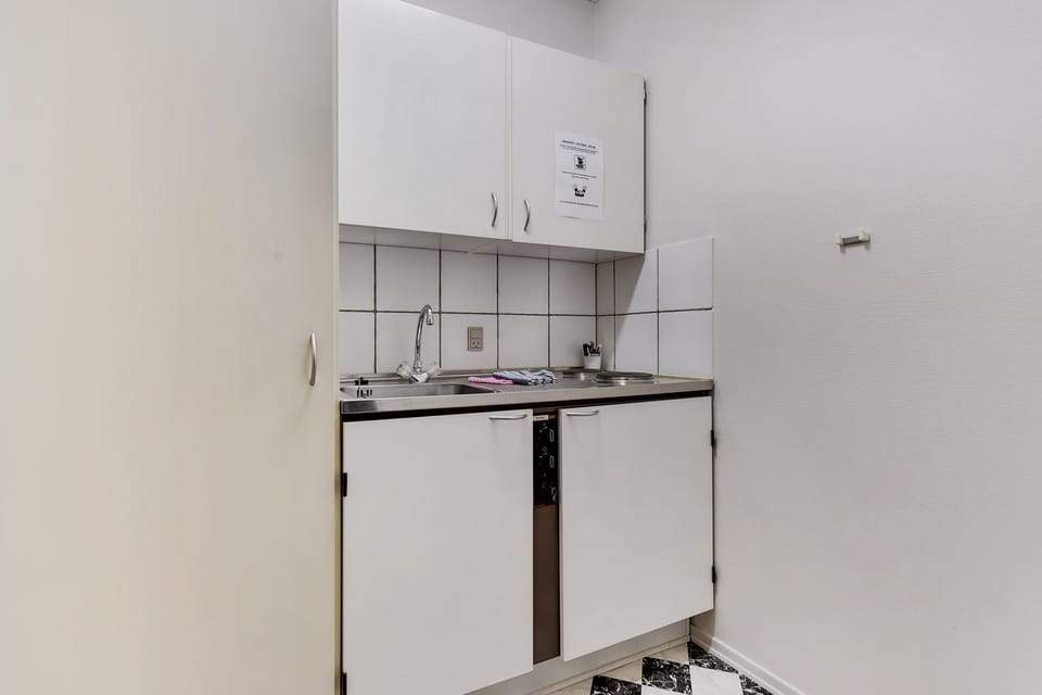 Fridge, electric kettle