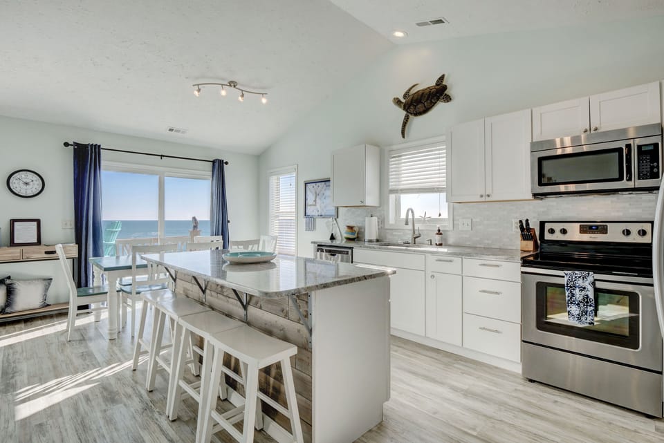 Enjoy the view while you cook!