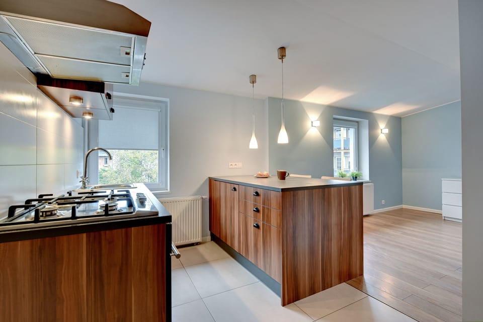 Basic Apartment | Private kitchen | Full-size fridge, oven, stovetop, dishwasher
