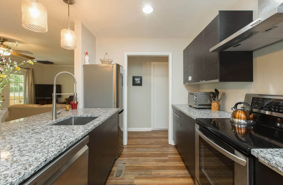 Newly remodeled European kitchen.