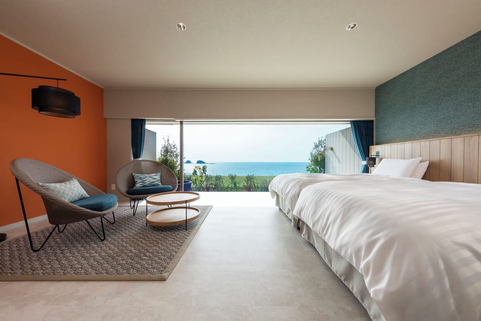 Premium Deluxe Room with Open-Air Bath, Ocean View, Non Smoking | Down comforters, in-room safe