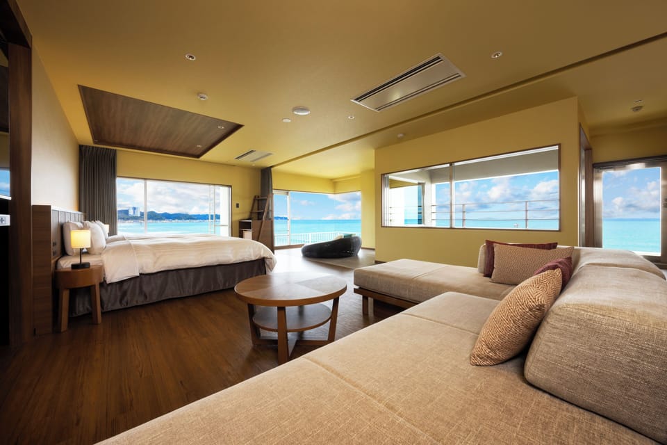 [Premium Floor] Deluxe Family Room B with Outdoor Bath, Non Smoking (74 sqm) | Down comforters, in-room safe, free WiFi, bed sheets