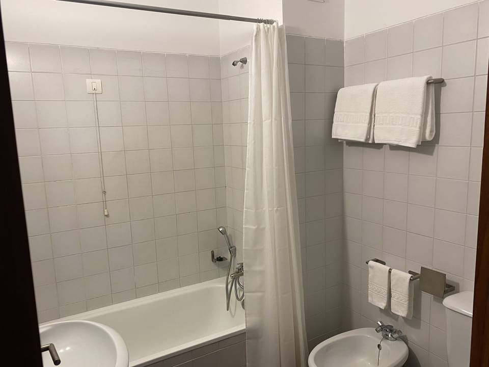 Double or Twin Room, Balcony, River View | Bathroom | Deep soaking tub, free toiletries, hair dryer, bidet