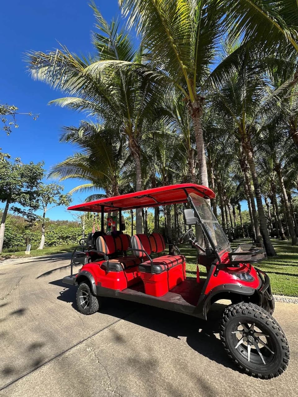 6 Seater Golf Cart included in your rent