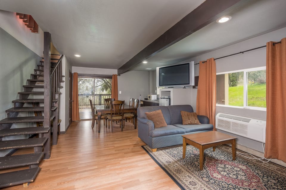 Cottage, 1 Bedroom, Balcony (Pool Access) | Living area | TV