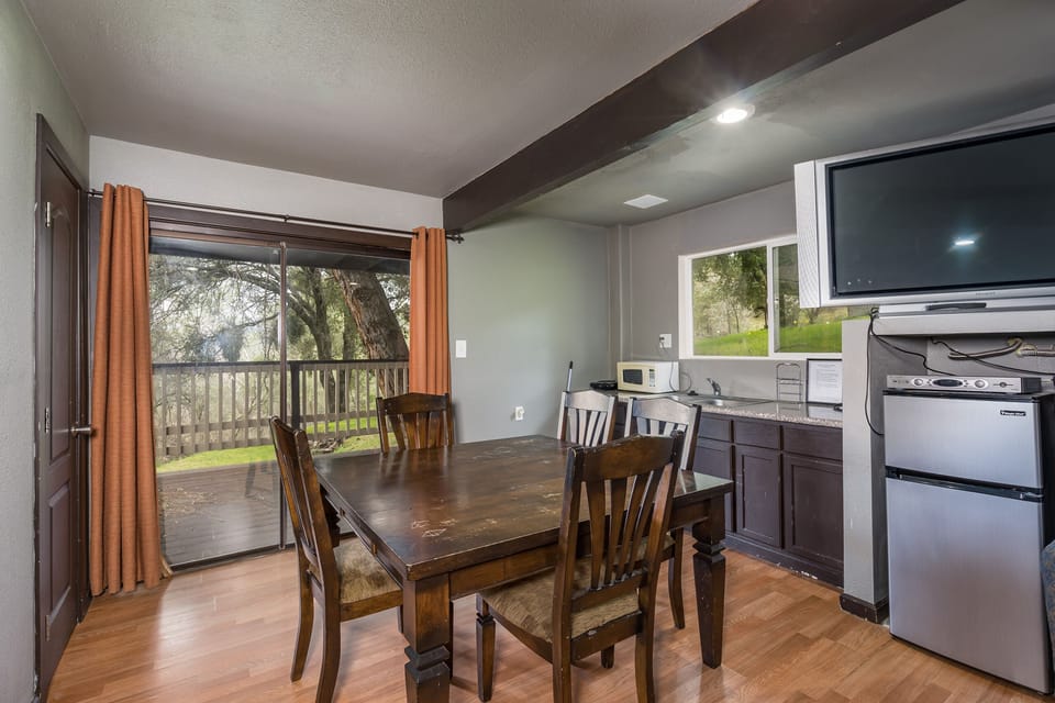 Cottage, 1 Bedroom, Balcony (Pool Access) | Private kitchen | Coffee/tea maker