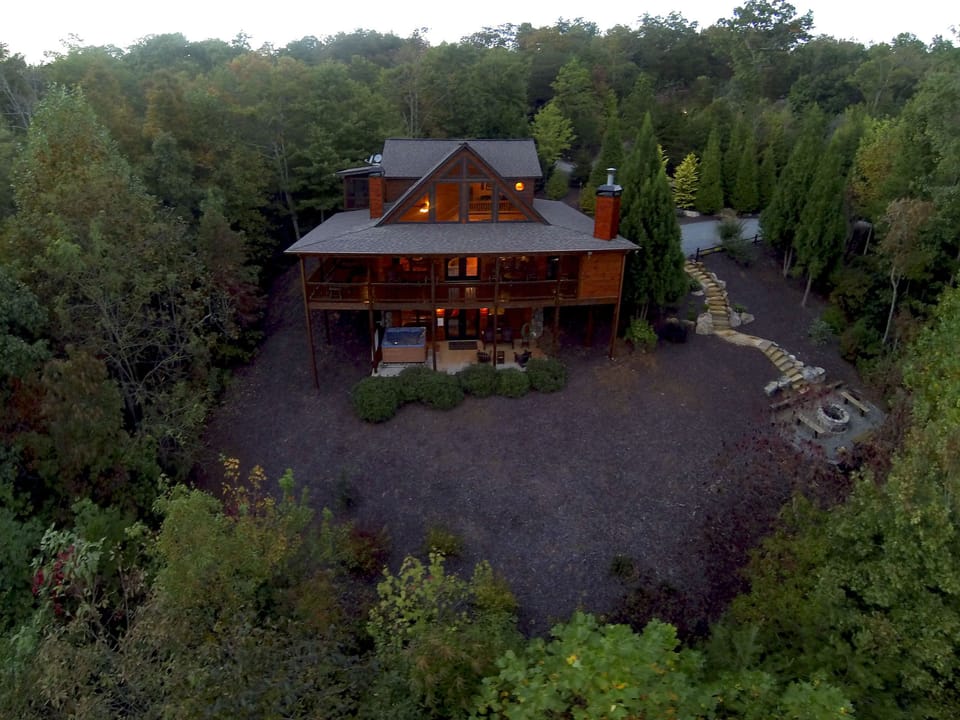 Privacy and great wrap around porch