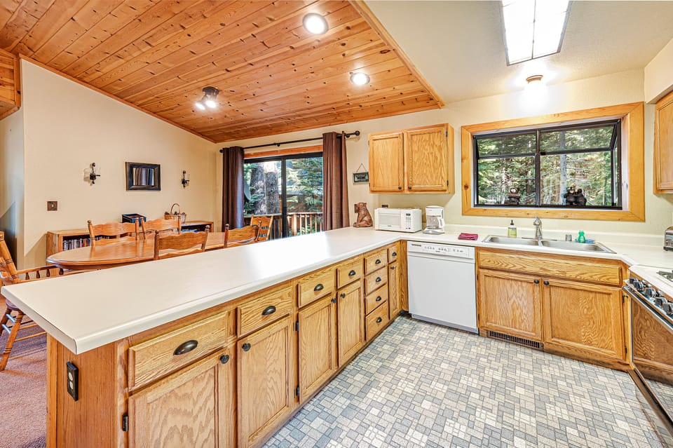 Alternate views of the kitchen and great room space