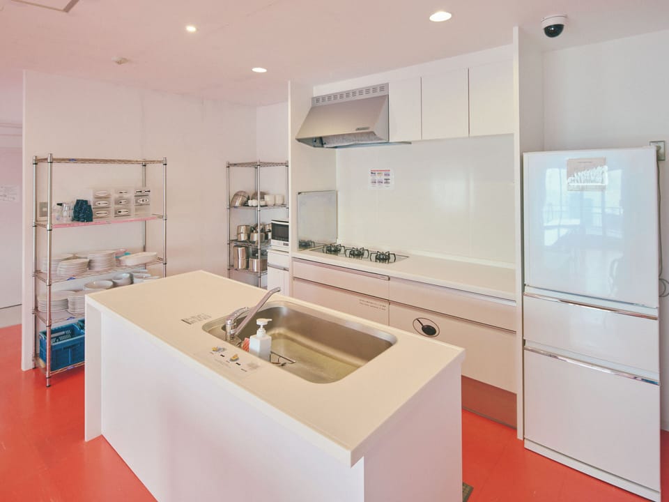 Shared fridge, shared microwave, electric kettle