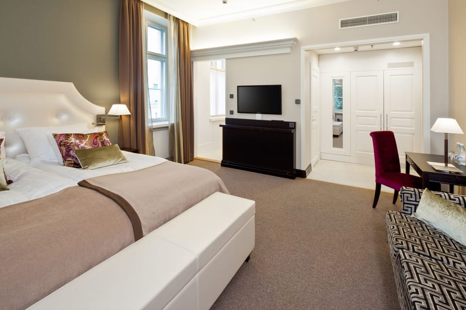 Superior King Room (Castle Building) | Desk, blackout drapes, iron/ironing board, free WiFi