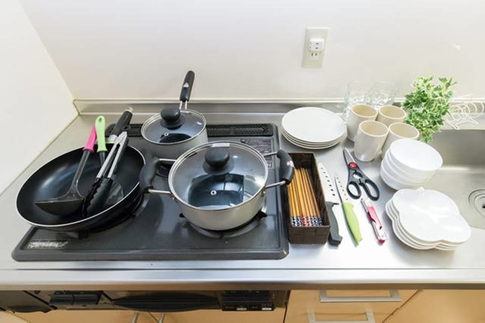 Basic House, 2 Bedrooms | Private kitchen | Fridge, microwave, stovetop, electric kettle