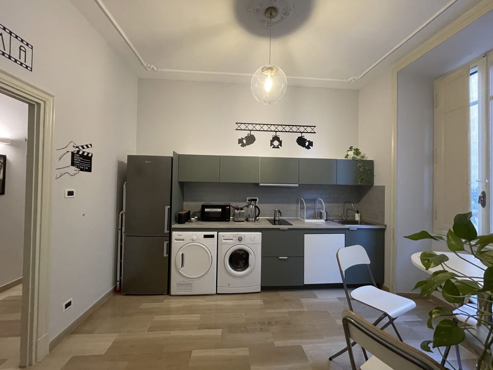 Shared fridge, microwave