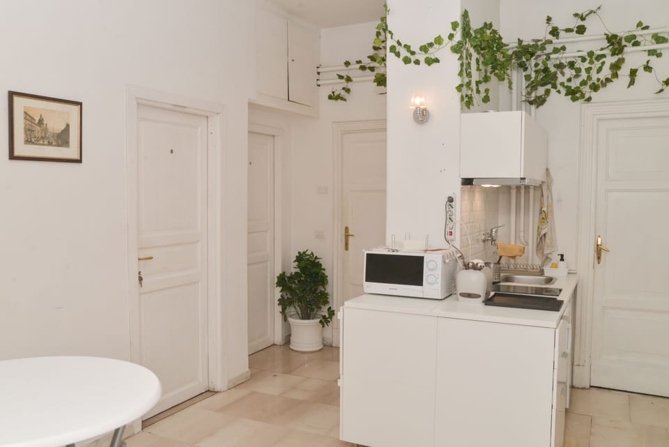 Shared fridge, microwave