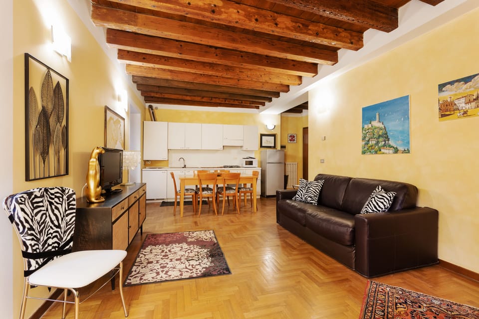 Apartment, 1 Bedroom | Living area | Flat-screen TV