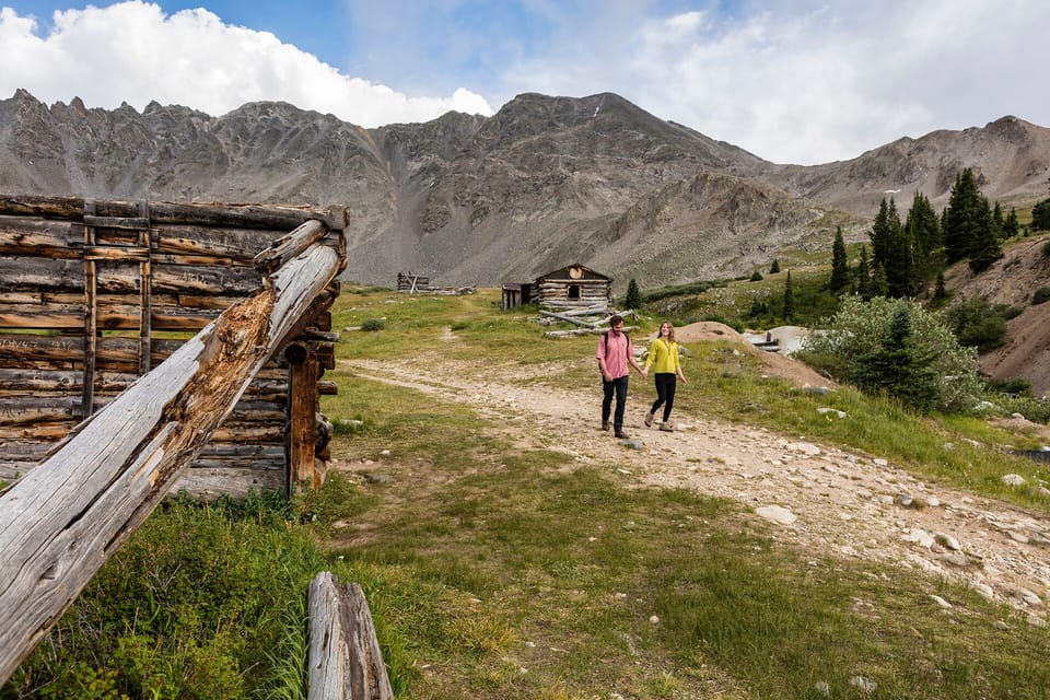 Hikers at Historic Site - Hikers at Historic Site