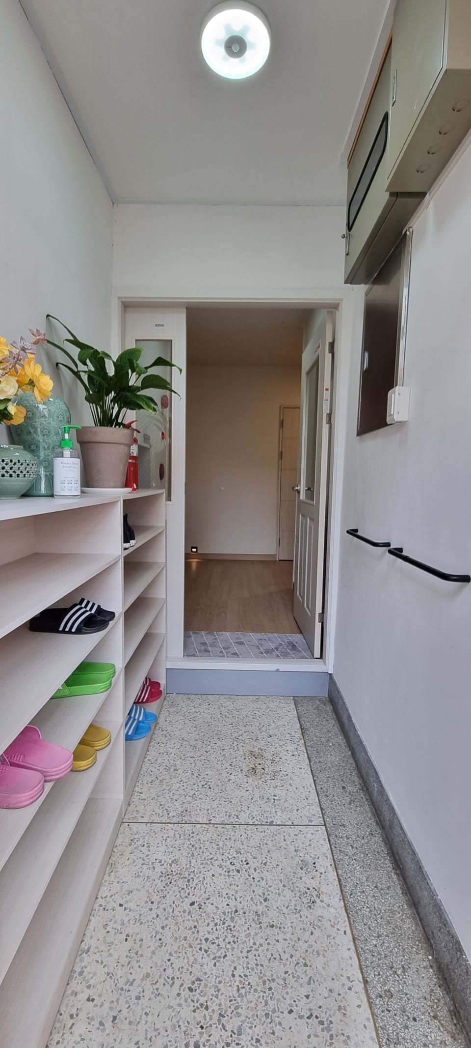 Interior entrance