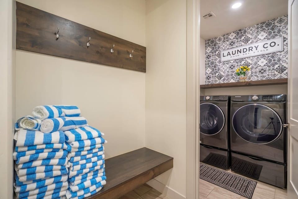 Laundry room on main floor