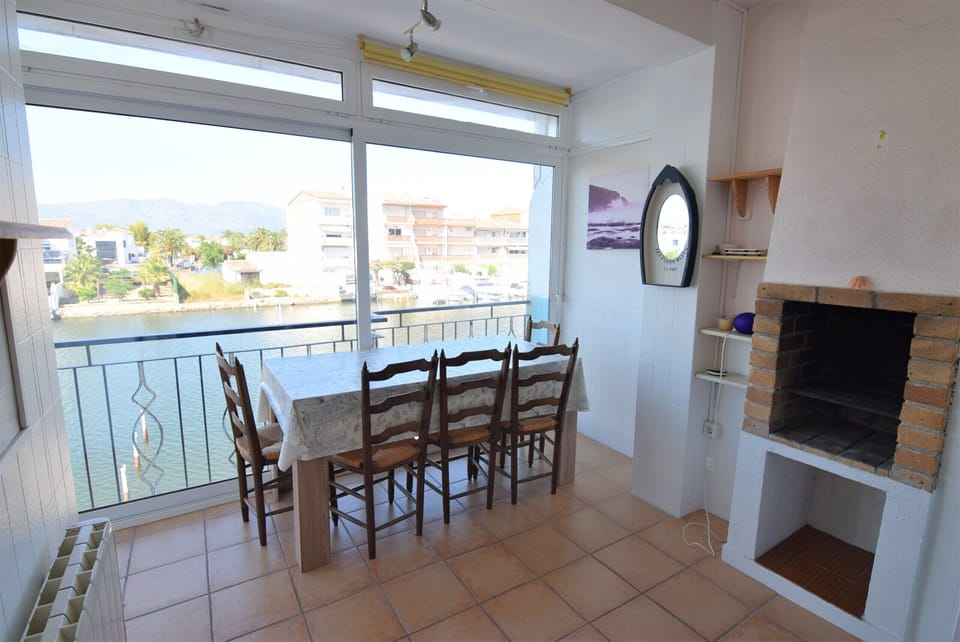 terrace with barbecue