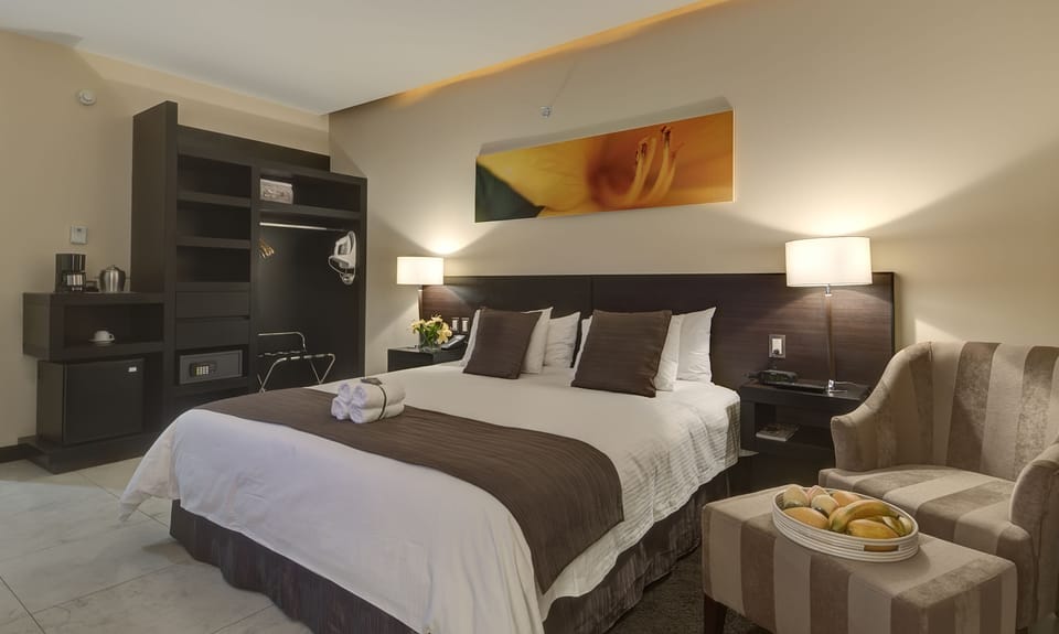 Standard Studio with King Bed | Hypo-allergenic bedding, down comforters, minibar, in-room safe