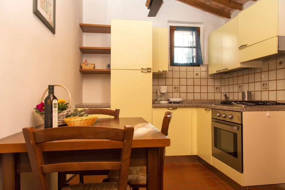 Apartment, 2 Bedrooms (Salice) | Private kitchen | Full-size fridge, oven, stovetop, electric kettle