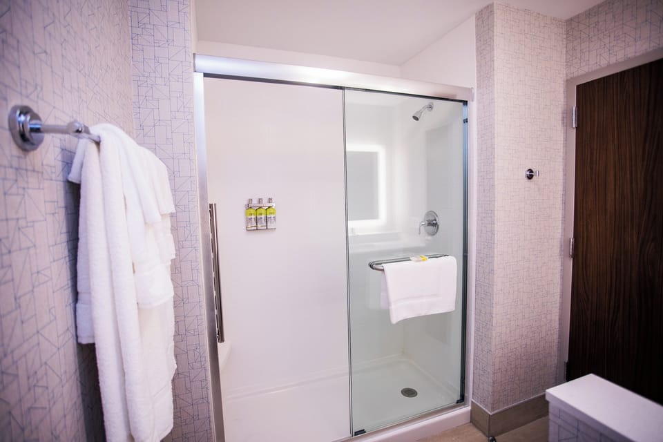 Free toiletries, hair dryer, towels, soap