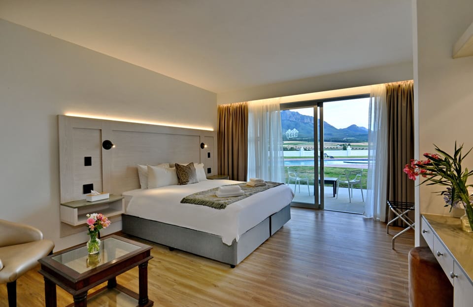Superior Double or Twin Room, Patio, Pool View | Minibar, in-room safe, free WiFi, bed sheets