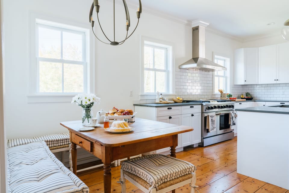 Breakfast nook to enjoy your morning coffee