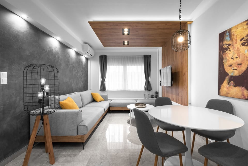 Apartment, 1 Bedroom | Living area | Flat-screen TV
