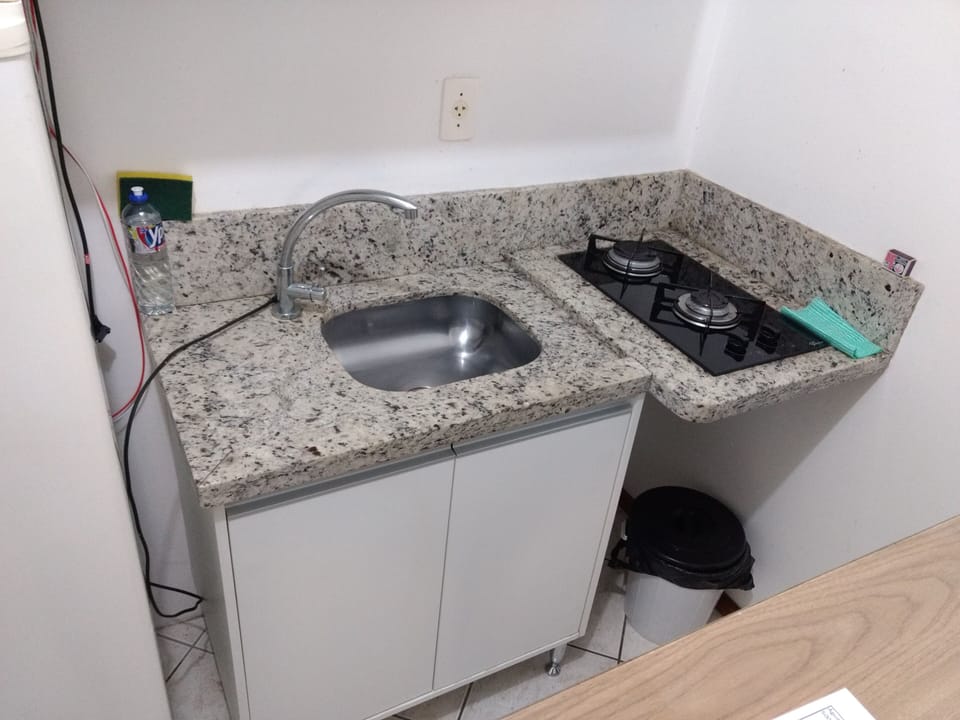 Family Studio | Private kitchen | Fridge, microwave, oven, stovetop