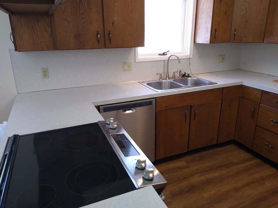 newly remodeled kitchen