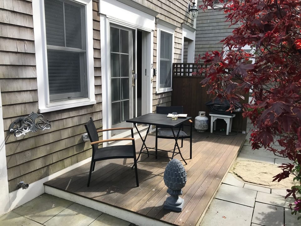 Private deck.