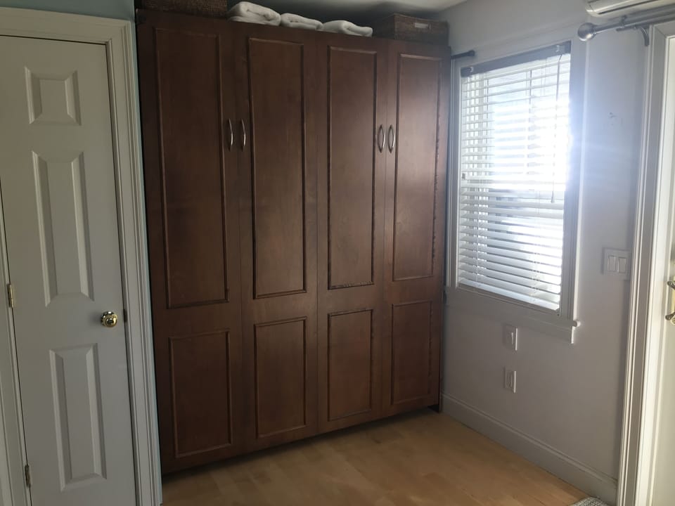 Murphy bed closed.