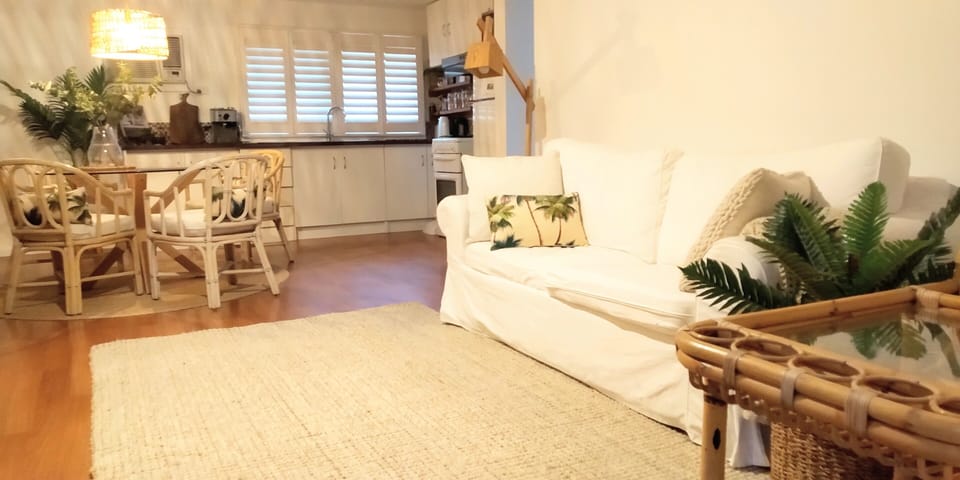 Comfortable sofa folds out to a double bed & cosy spot to read or watch Netflix.