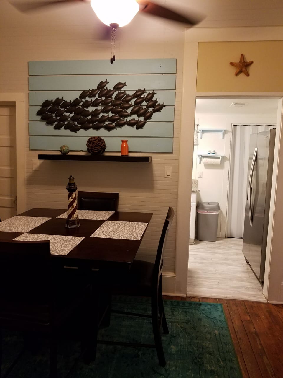 Kitchen off of Dinning area.

