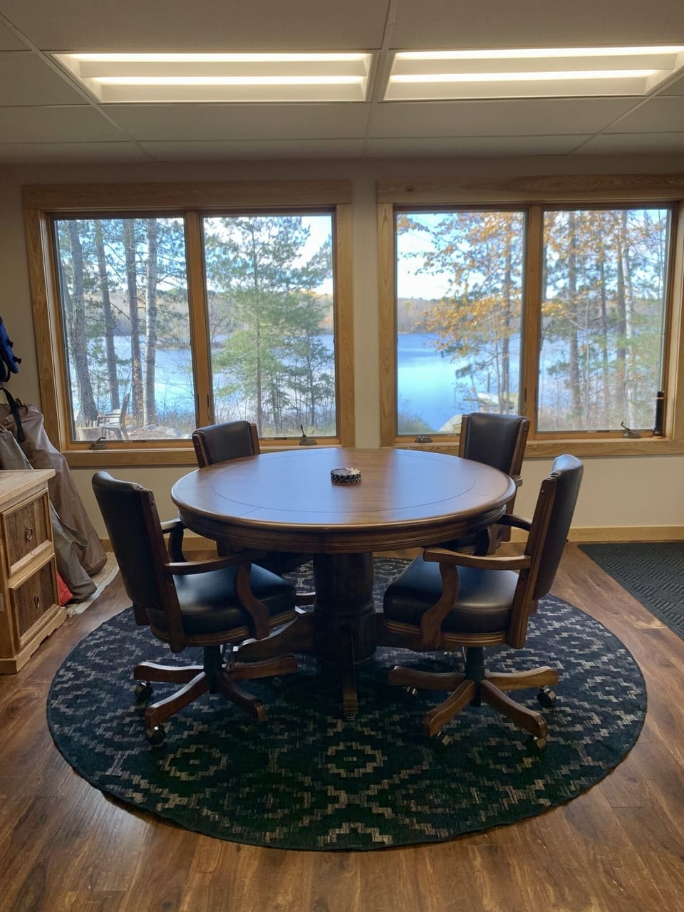 Peter's Billiards Poker Table - flip the top for the felt poker side.