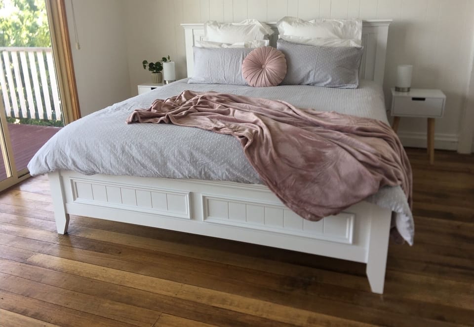 Master Bedroom with King Size bed and TVs